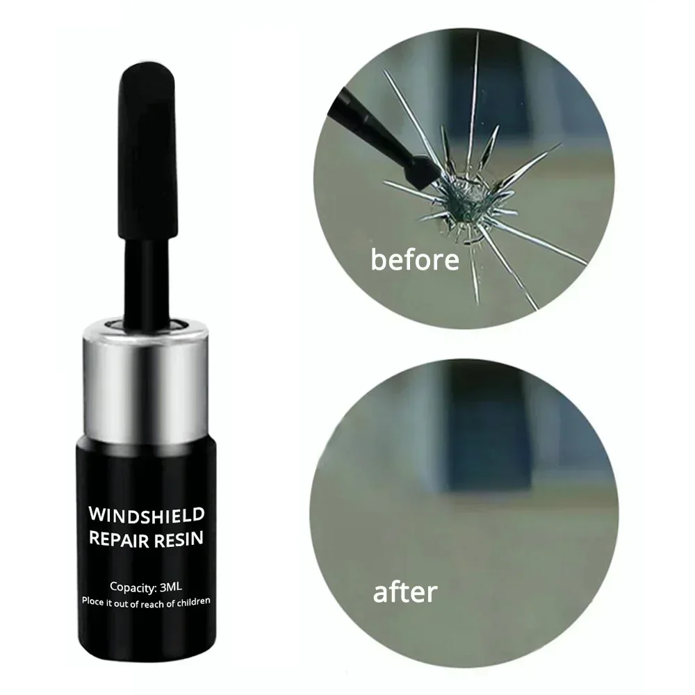 Glass Cleaner Streak - Kit Riparazione Parabrezza Auto, Fluido Nano