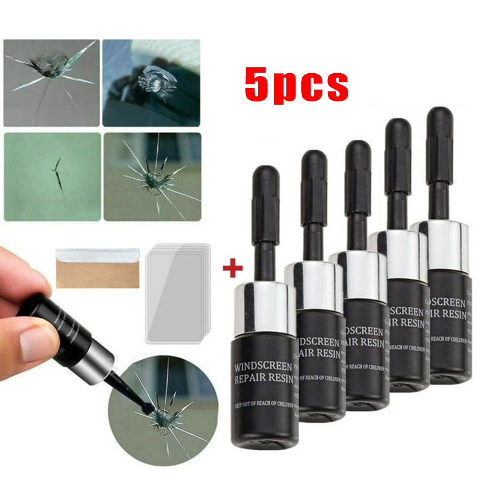 Glass Cleaner Streak - 5PCS Automotive Parabrezza Crepa di Vetro
