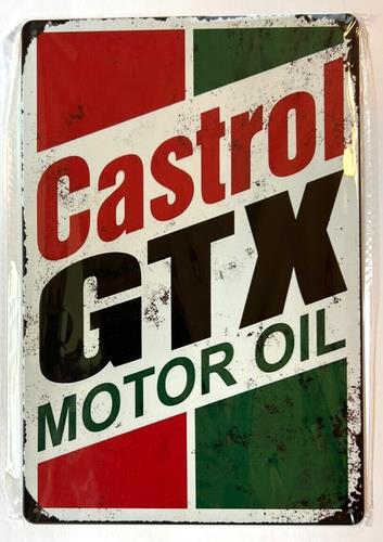 Insegna in Metallo Vintage Cas - Castrol Oil Gtx recensione e prezzo