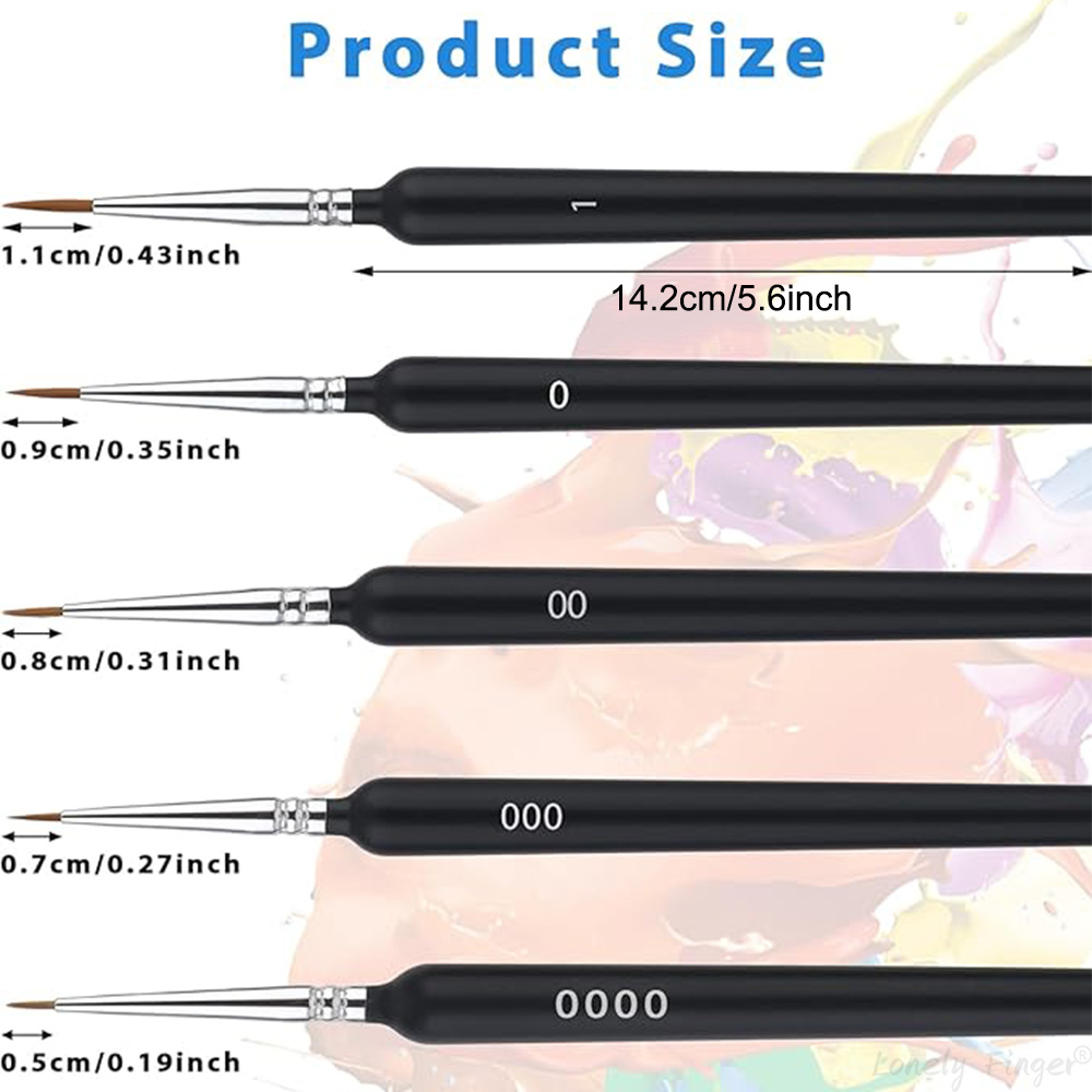 Set di pennelli per pittura da - Detailing Brush Set recensione e prezzo