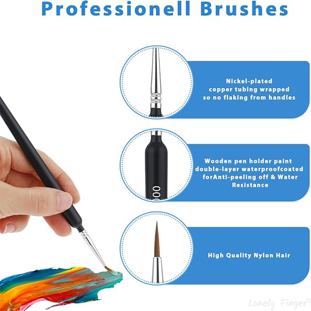 Set di pennelli per pittura da - Detailing Brush Set recensione e prezzo