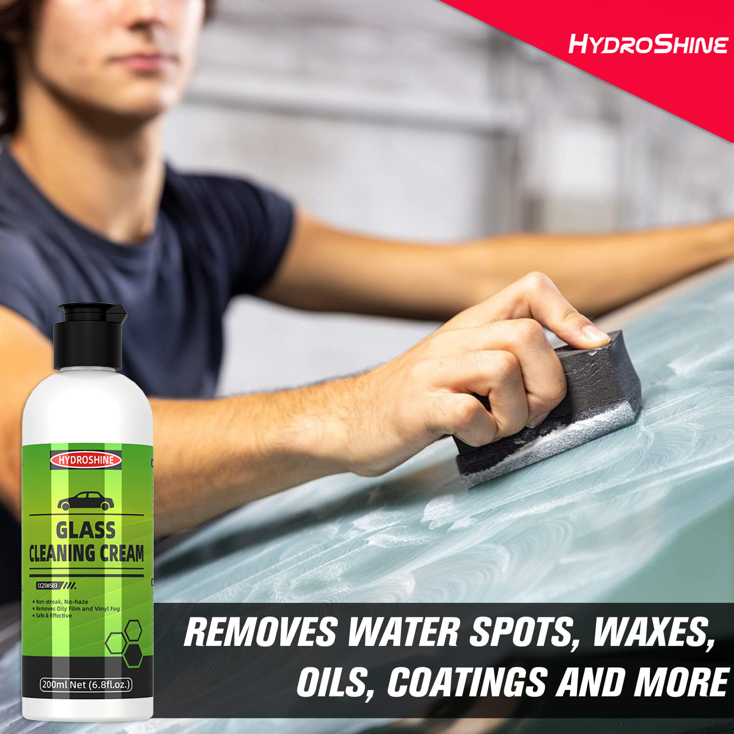 Hydroshine Crema per la rimozi - Glass Cleaner Streak recensione e prezzo